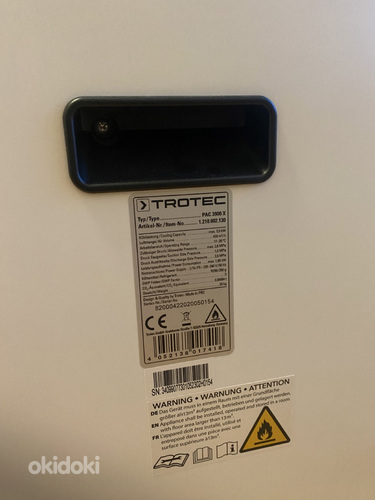 Mobiilne konditsioneer TROTEC PAC 3900X (foto #2)