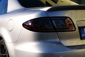 LED tagatuled Mazda 6, '04-'08 Smoke black led lights. (2 foto / 9)