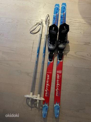 Детский лыжный комплект, лыжи Madshus 100 см, находится в Пирита (фото #1)