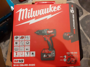 Milwaukee M18 SBLDD-502C akutrell (1 foto / 1)