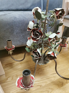 Laura Ashley roosidega lühter (2 foto / 5)