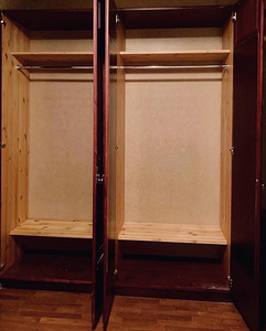 Klassikalises stiilis puidust riidekapp / Wooden cabinet in (5 foto / 7)