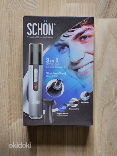 Trimmer SCHON Stainless Steel Rechargeable 3-in-1