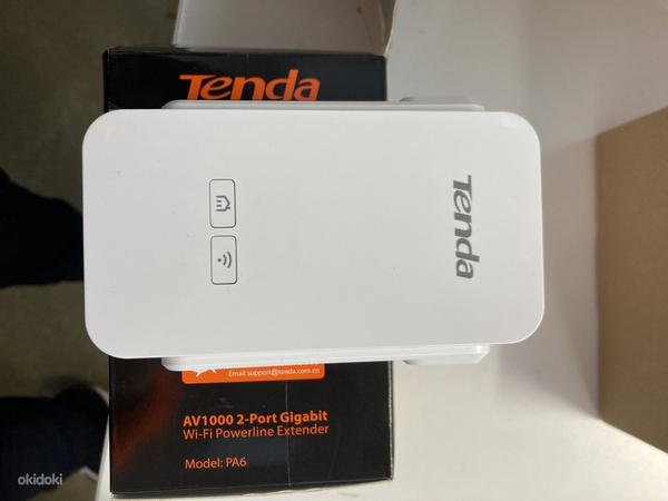 Tenda AV1000 Wi-Fi Power line Range Extender,2 Gigabit Ports (фото #3)
