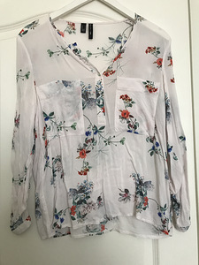 Zara вискозная блузка для женщин среднего размера