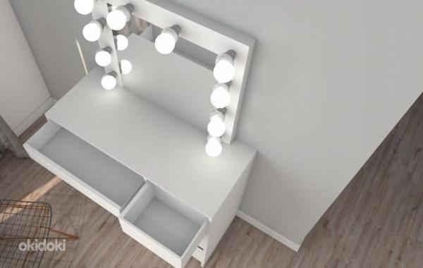 Meigilaud koos peegliga/ туалетный столик вместе с зеркалом (фото #4)