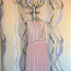 Сверкающее платье DANITY с серебристыми пайетками, S (фото #2)