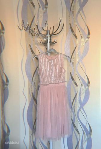 Сверкающее платье DANITY с серебристыми пайетками, S (фото #2)