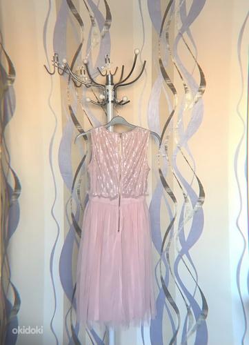 Сверкающее платье DANITY с серебристыми пайетками, S (фото #3)
