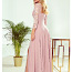 Розовое платье макси (фото #3)