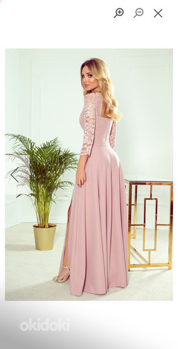 Розовое платье макси (фото #3)