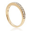 UUS Золотое кольцо, обручальное кольцо 585 16,8 мм 0,21 кара (фото #3)