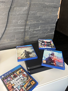 Sony Playstation 4 slim 512Gb + 4 mängu (2 foto / 3)