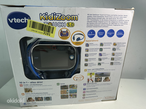 MEGA! VTech lastekaamera Kidizoom Touch 5.0 UUS! (foto #3)