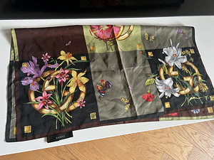 Gucci Vintage Iconic Floral Silk Scarf (2 foto / 5)
