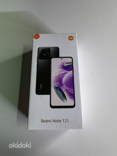 Redmi Note 12S 8+256 ГБ черный - новый в коробке (фото #1)