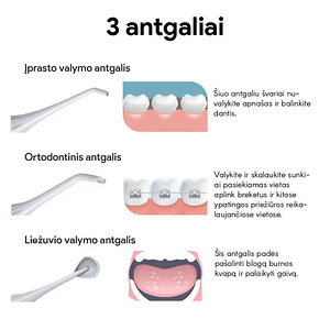 Irrigaator OSOM Oral Care Silver (4 foto / 4)