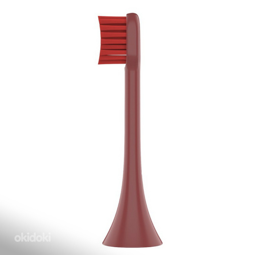 Зубная щетка oSOM Розовая/Черная, с насадкой для чистки лица/массажем (фото #8)