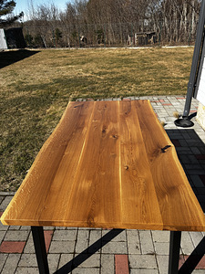 Tammepuidust söögilaud 160×90 (uus) (3 foto / 8)