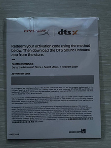 DtsX & HyperX tellimus (2 foto / 2)