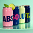 ABSOLUT алюминиевые банки для напитков и коктейлей (фото #1)