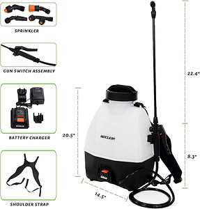 Akuga aiaprits Weclean 15L, Seljakotiprits (2 foto / 6)