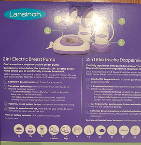 Lansinoh 2in1 rinnapump (2 foto / 2)