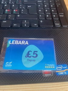 Lebara UK Kõnekaart £5 (2 foto / 3)