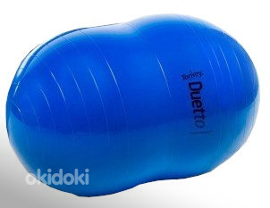 Мяч для упражнений Pezzi Duetto, синий, 550 мм (фото #1)