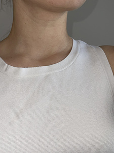 Knit crop top whit color zara / crop top zara white (3 foto / 4)