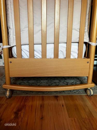 Продается детская кроватка-люлька в очень хорошем состоянии. (фото #7)