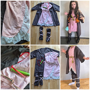 Nezuko costume 130-140 cosplay anime (1 foto / 8)