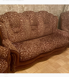 Diivan ja kaks tugitooli (2 foto / 6)