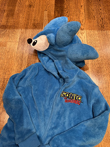 Sonic kostüüm, ere, soe, mugav!