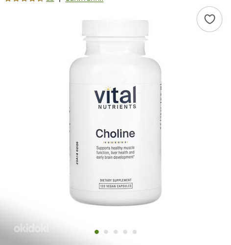 Choline 550 mg, 120 kapslid