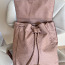 Розовый пудровый кожаный рюкзак Massimo Dutti (фото #5)