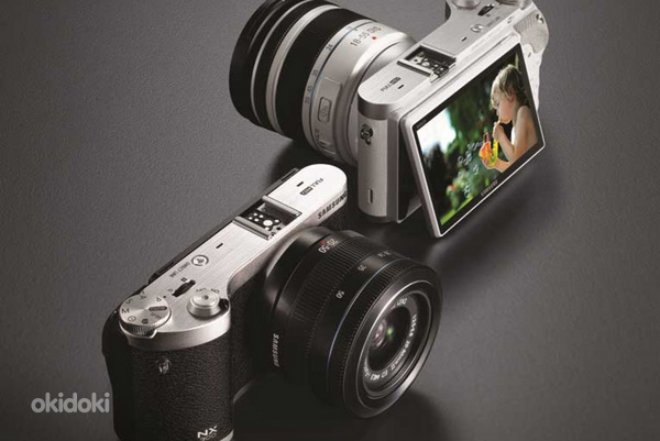 Гибридная камера Samsung NX300 50 мм + 18-55 мм OIS (фото #1)