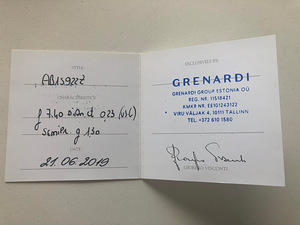 Giorgio Visconti valgest kullast ja safiirist sõrmus (7 foto / 7)