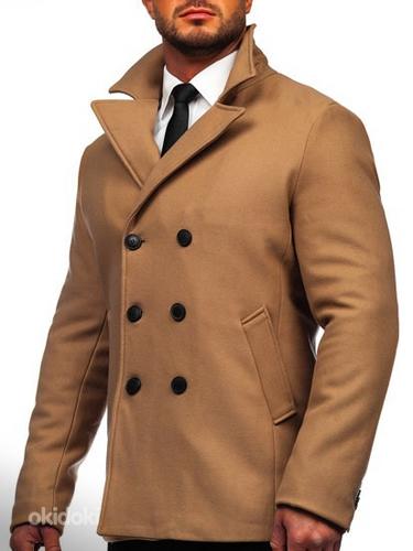 !СКИДКА! Мужское пальто с двумя рядами пуговиц (фото #2)
