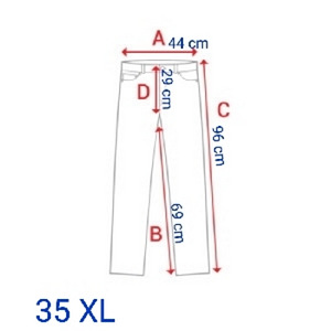 !SOODUS! Sinised Slim Fit teksapüksid punase vööga, 35XL (8 foto / 8)