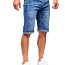 Мужские синие джинсовые шорты (фото #1)