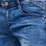 Мужские синие джинсовые шорты (фото #3)