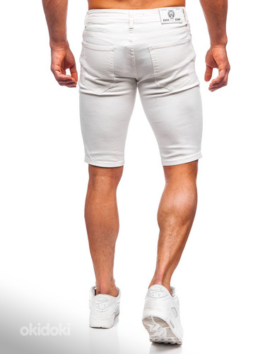 !СКИДКА! Короткие белые джинсы (фото #6)