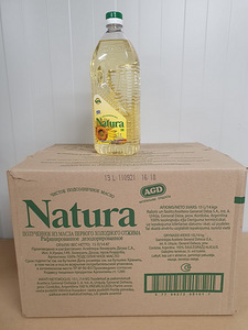 Natura Päevalilleõli 1L, 15 pudelid x 1L (1 foto / 1)