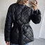 Padded quilted belted warm coat jacket kimono (foto #1)