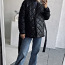 Padded quilted belted warm coat jacket kimono (foto #4)