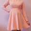 Абрикосово-розовое платье (фото #1)
