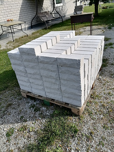 Klombitud telliskivi 250x100x88 343tk = 8,5m2 (1 foto / 2)