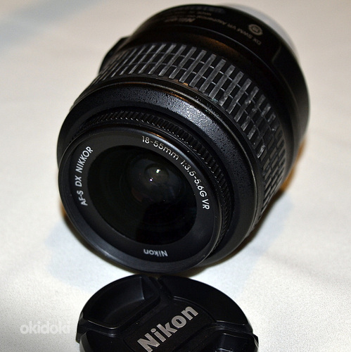 NIKON AF-S DX NIKKOR 18-55mm f/3.5-5.6G VR objektiiv (foto #1)