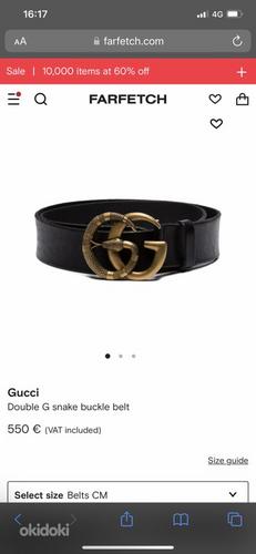 Gucci Double G snake buckle belt (foto #2)